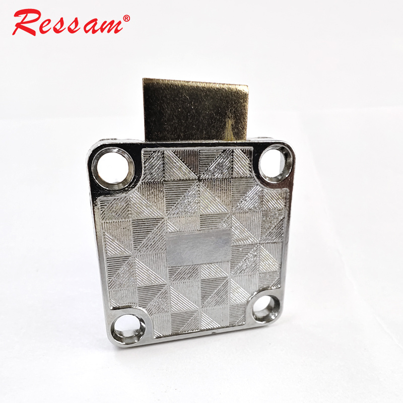 Ressam Furniture Hardware Zinc Alloy Office Desk Wooden Cabinet Drawer Lock with Key