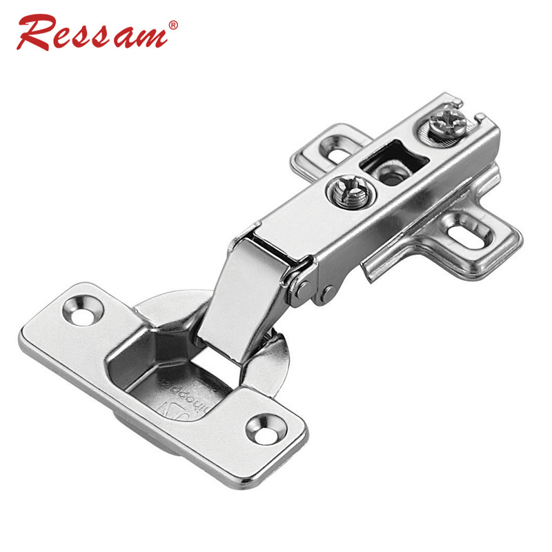 Ressam Furniture Hardware 110 Degrees Furniture Hinge Steel Insert cupboard clip on Door Hinges