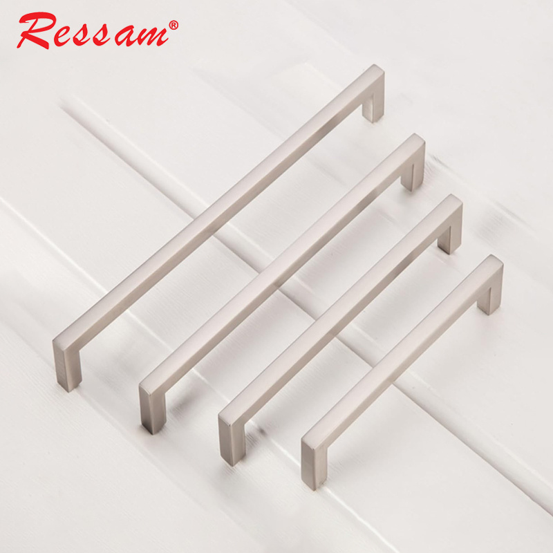 Ressam High-End Furniture Euro Bar Stainless Steel Cabinet Knobs Handle Drawer Pulls Doors Handles