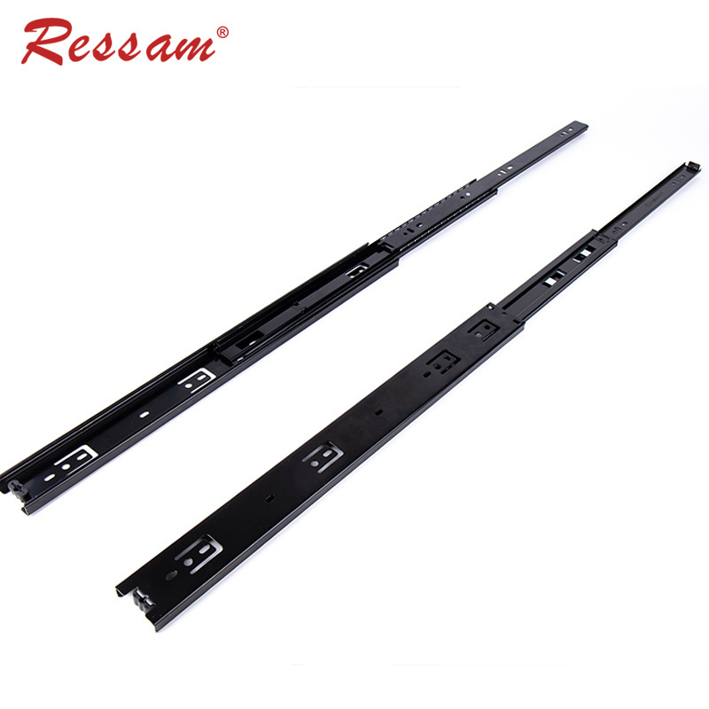 Ressam Telescopic Sliding Guide Channel Drawers Runner Cabinet Ball Bearing Drawer Slide