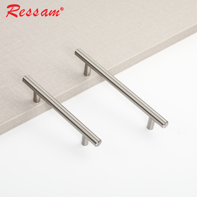 Ressam Cabinet T bar Door Handle Stainless Steel Pulls Knobs Kitchen Drawer Handles for Furniture