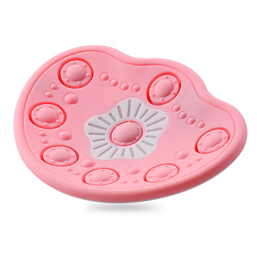 Electric Breast Massager Bra Vibration Breast Enhancement Instrument Hot Compress EMS Massage Chest Pump Red Blue Light Therapy