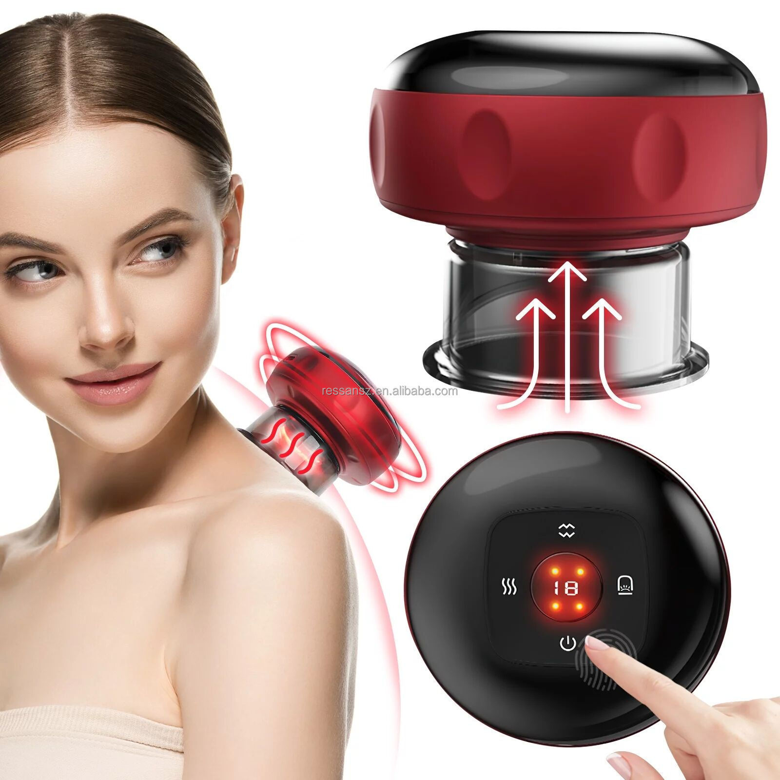 New Design Smart Cupping Cups Therapy Massager Sets Electric Cupping Kit Device Vacuum Cupping Machine