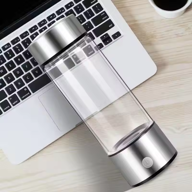 Rechargeable Portable Glass Hydrogen Water Bottle Alkaline Water Bottle Hydrogen Water Generator