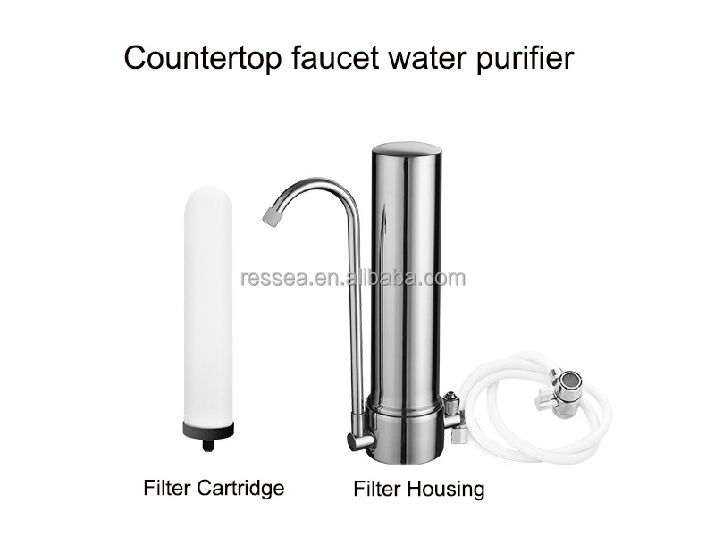 water filter stainless steel ceramic cartridge for ceramic water filter tap system