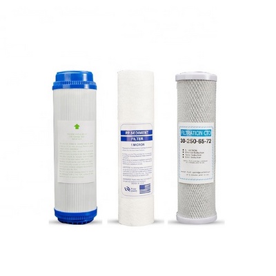 Pp Udf Cto Water Filter Cartridge 10'' Coconut Activated Carbon Electric Water Treatment Plastic Sand Filter Nozzle Water D