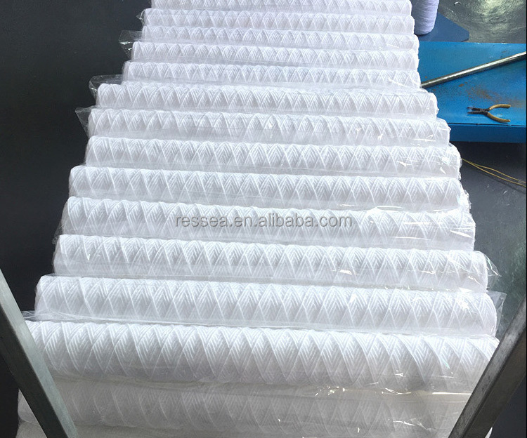 Industrial wound string sediment 5 micron water filter cartridge for ro filter machine