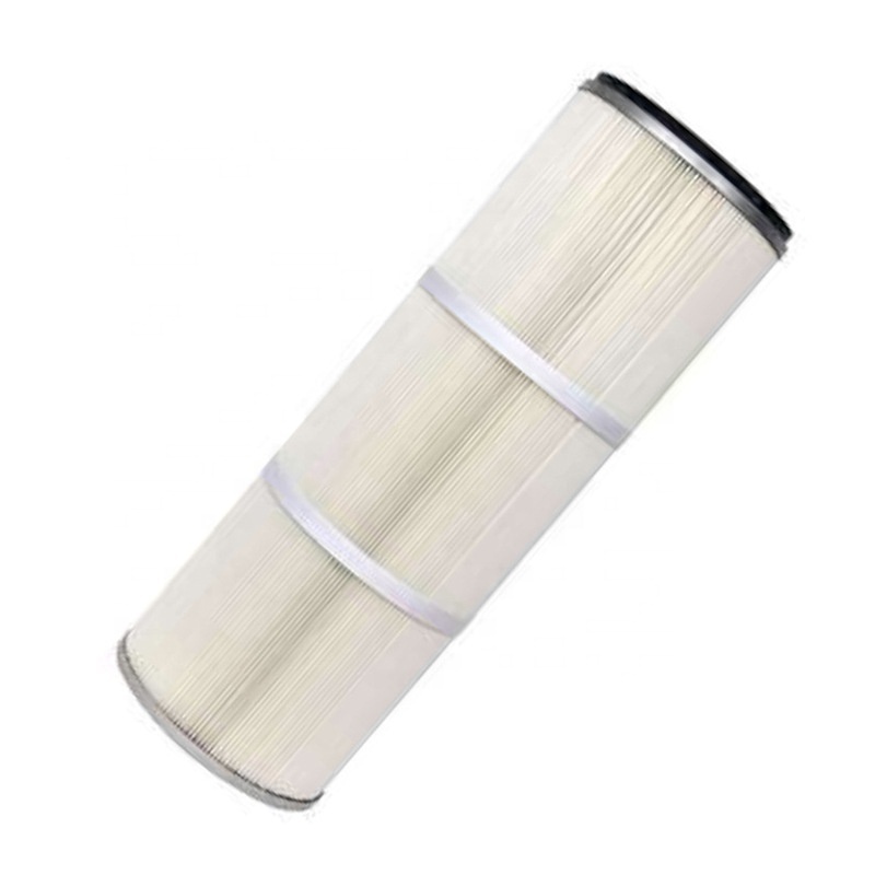 Industrial dust collector canister filter cartridge easy to clean, oil-proof, water-proof and anti-static