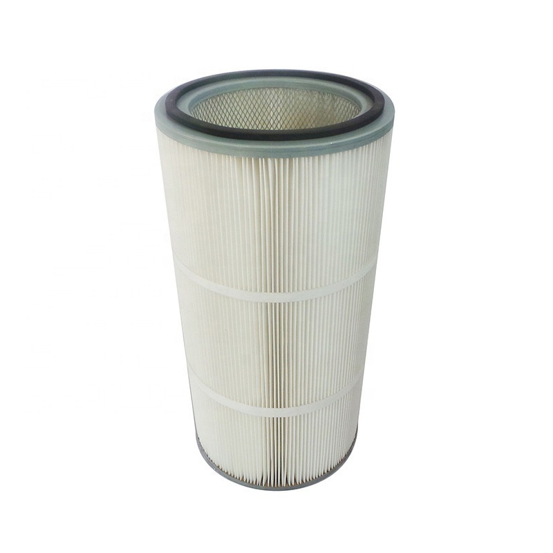 Industrial dust collector canister filter cartridge easy to clean, oil-proof, water-proof and anti-static