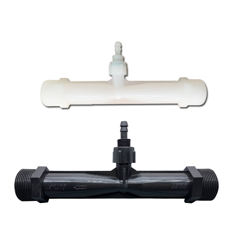 UPVC/PP/PVDF plastic jet water Venturi tube gas-water mixer 586 fertilizer eco aerator in water treatment applicator