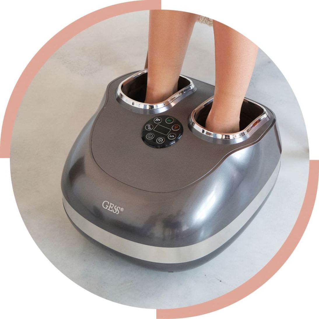 Gess Foot Massager Chi Machine Swing with Infrared Physiotherapy Function