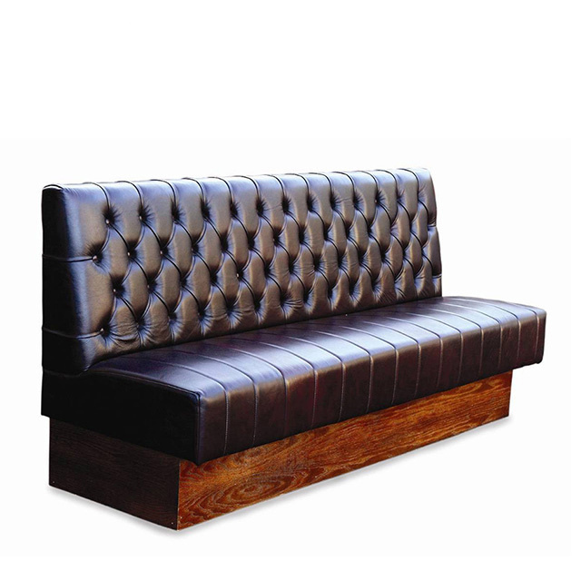 commercial used hot sales hotel dining bench booth sofa nightclub restaurant sofa booth seating double