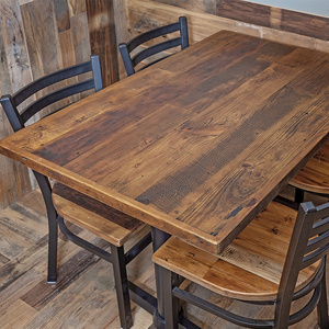 solid wood and slate table top wooden home furniture dining table wood for restaurant