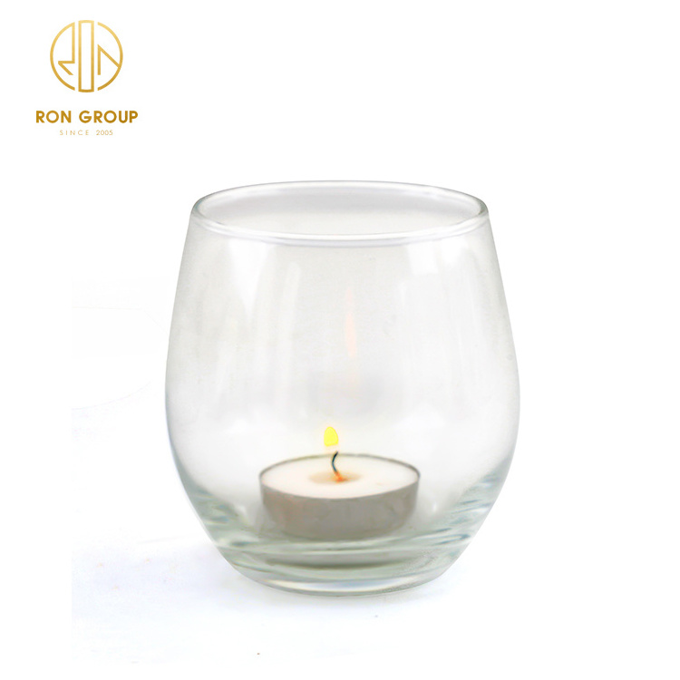 Cheap wholesale christmas party restaurant white round mini wax wedding decoration tealight candles