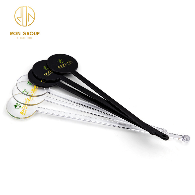 Food Grade Bar Spoon Cocktail Stirrer Custom Biodegradable Plastic Silicone Swizzle Stick For Drinking Cocktail Tea Coffee