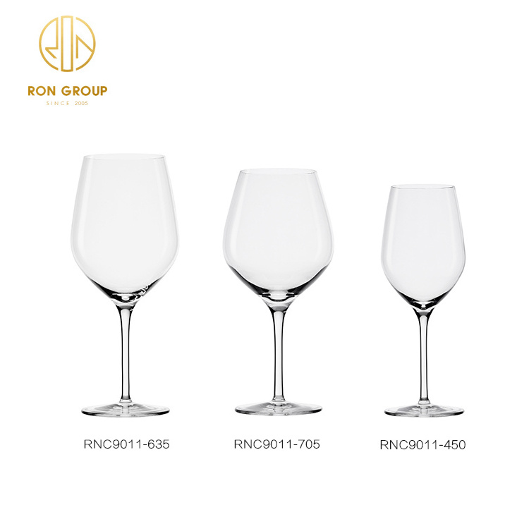 hot selling customized glassware wedding hotel restaurant bar lead free glass cup modern crystal safe wine glass