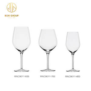 hot selling customized glassware wedding hotel restaurant bar lead free glass cup modern crystal safe wine glass