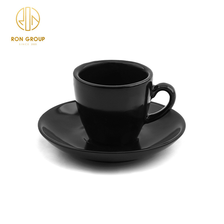 Wholesale fine bone customized unbreakable porcelain china tea cup restaurant ceramic coffee mug with gold rimmed