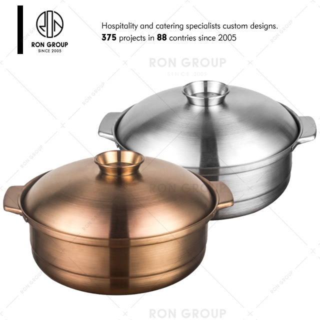 Commercial restaurant large cooking stock pots set stainless steel cookware kitchen soup pot industrial