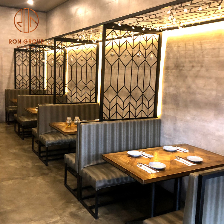 modern designs custom hotel restaurant furniture coffee shop leather booths seat restaurant seating booth