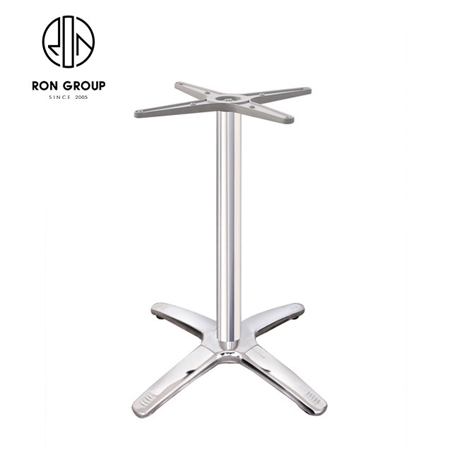 Foshan Wholesale Factory Price Stainless Steel Plated Chrome X Shape Table Base For Restaurant Table Coffee ShopTable Leg