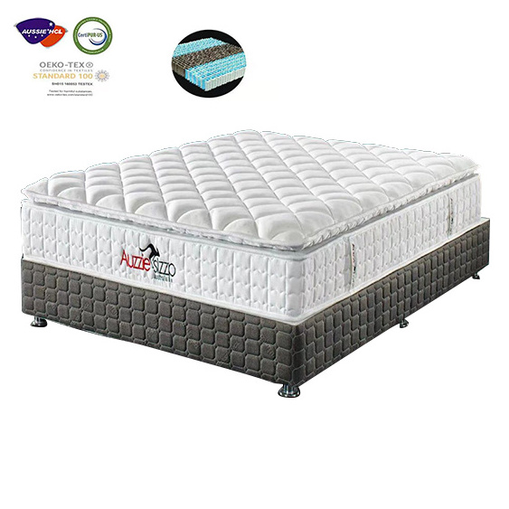 memory foam natural latex bed hotel mattress king queen single double size foshan cheap in box 5 zone pocket spring mattress