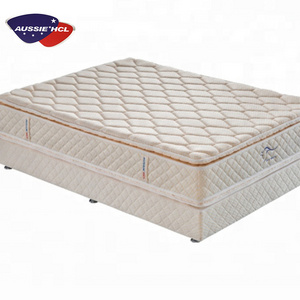 Factory price 12 13 15 inch Open pocket coil spring mattress 5*6 double queen king size pillow top memory foam soft mattress