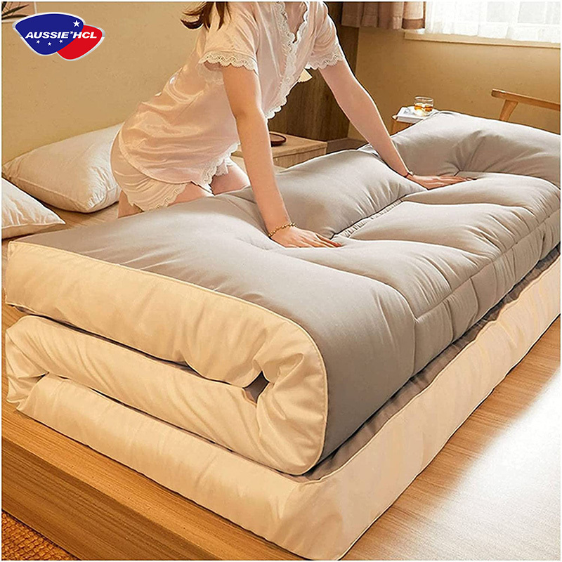 90x200cm Roll Up Japanese Floor Futon Mattress Tatami Floor Portable Camping Foldable  Floor Lounger Couch Bed Double mattress