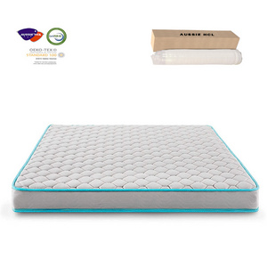 6 Inches Bonnel Spring Beds double mattress stores near me Simple Two Side in a box size memory foam pocket spring mattress