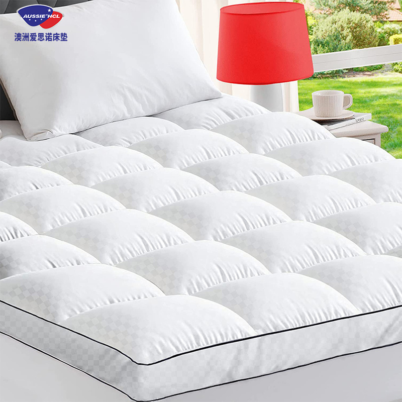 AUSSIE Cheapest Double Bed King Queen Twin Extra Thick Cooling Mattress Cover king 100% Cotton tpe memory foam mattress topper