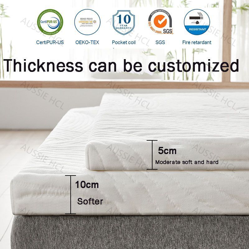 comfortable hotel mattresses foldable modern twin queen full size latex gel memory foam mattress topper 10cm for bed