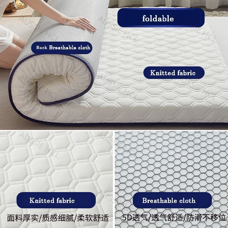 Quality sleep well single double full king mattresses royal luxury high density swirl gel memory rebonded foam mattress topper