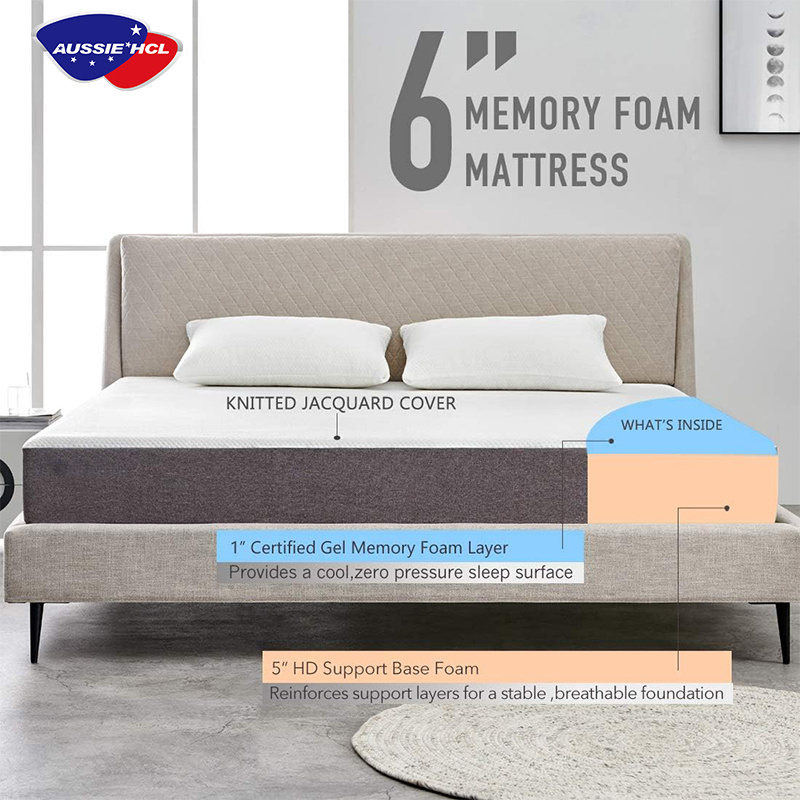 sleep well king queen double twin size waterproof mattresses cover gel memory foam mattress