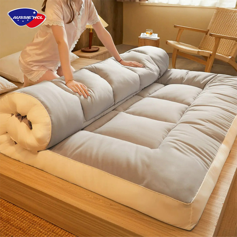 90x200cm Roll Up Japanese Floor Futon Mattress Tatami Floor Portable Camping Foldable  Floor Lounger Couch Bed Double mattress