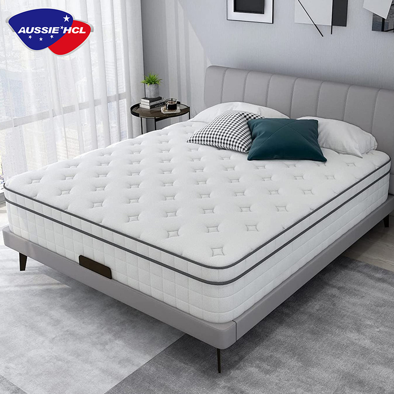 wholesale mattress supplier price queen king high quality sleep bed memory foam sponge mattresses hybrid pocket spring mattress