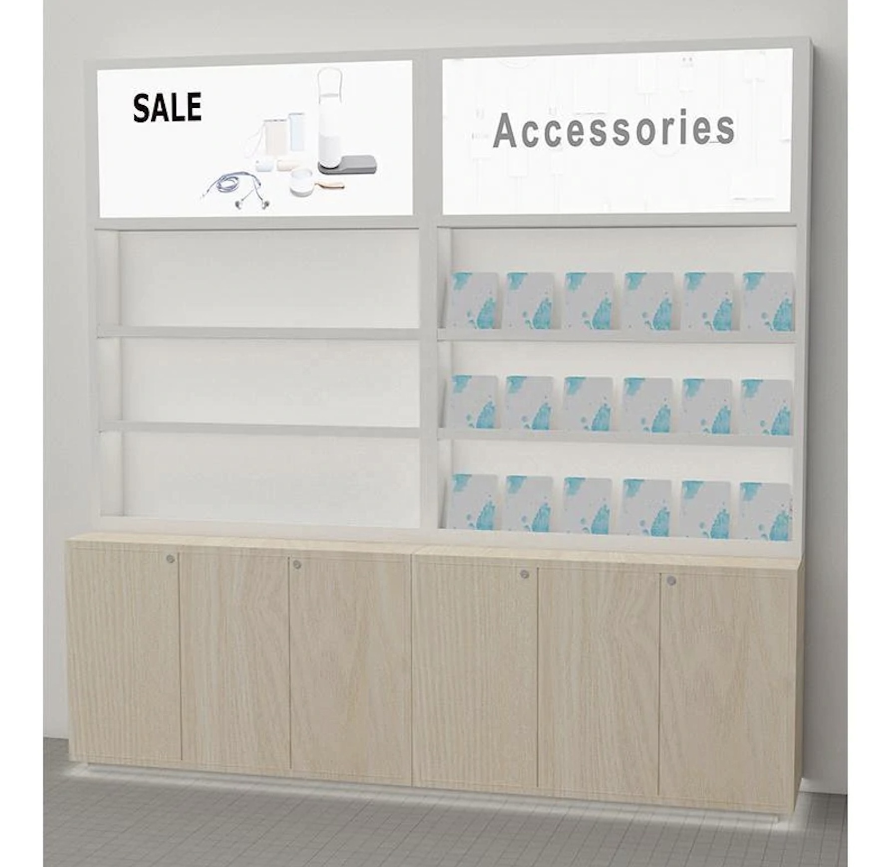 Cell Phone Accessory Store Displays Mobile Phone Shop Fittings And Display Cellphone Accessories Store Display Fixture