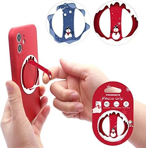 Custom Christmas Promotional Gifts Magnet Mobile Phone Accessories Charm Strap Phone Grip Holder