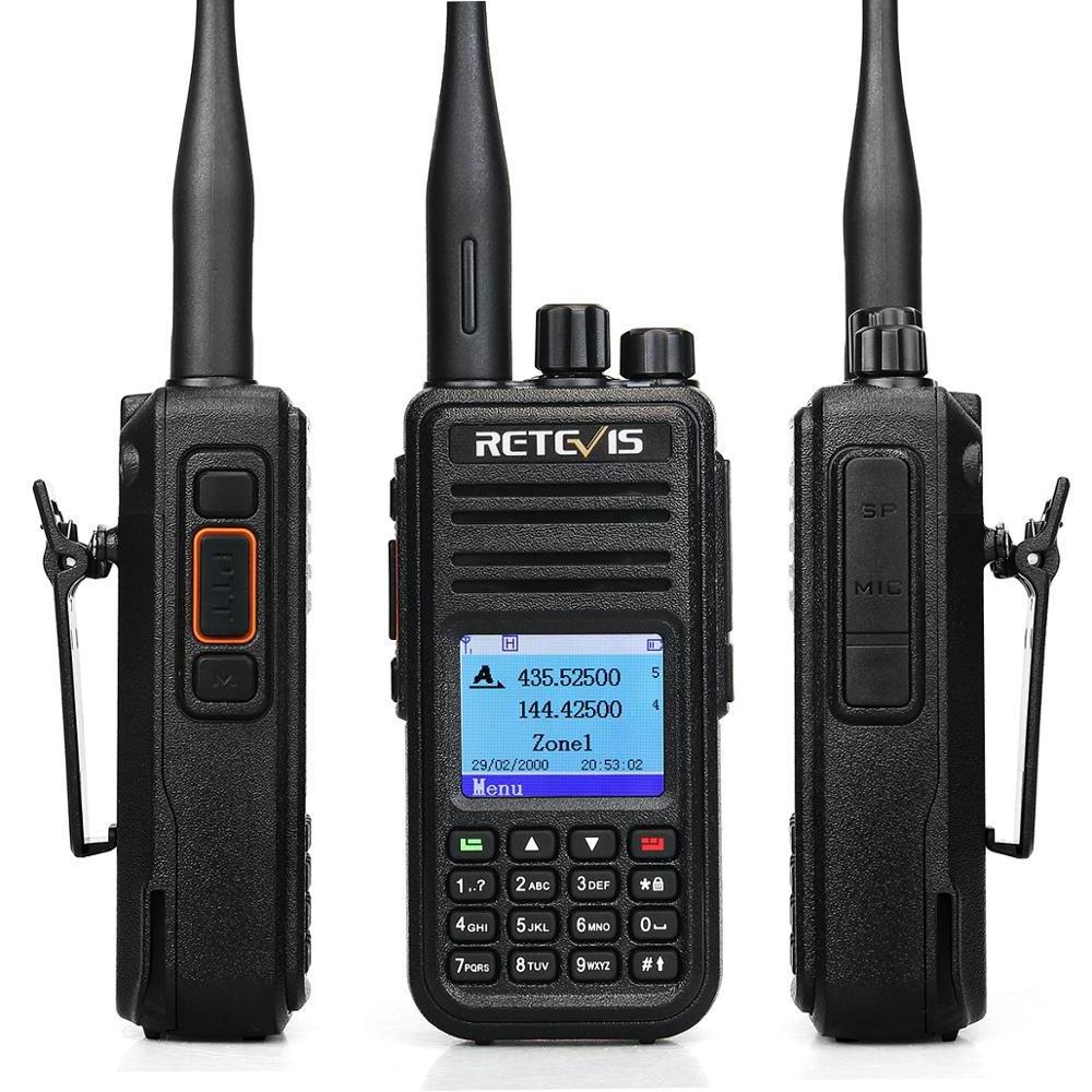 136-174MHz 400-480MHz Dual Band DMR Two Way Radio Retevis RT3S