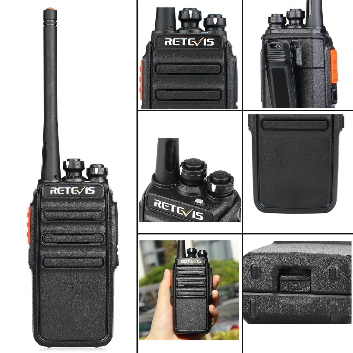 4Pack Retevis H777S Scan License Free FRS Walkie Talkie For Security Hotel 16CH 0.5/2W UHF Two Way Radio with Speaker microphone