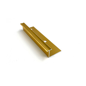 Border Outdoor Gold Wall Ceramic Mirror Floor Profile Transition Strip Edge T Shape Aluminum Tile Trim