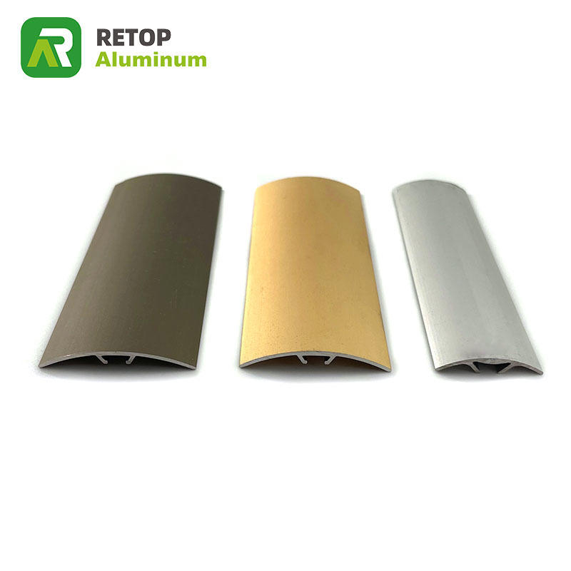 China Supplier Flat Laminate Flooring Threshold Transition Strips Metal Tile Trim