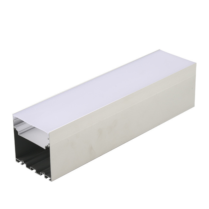 61*14mm Gypsum LED Cove Light 45 Degree Corner Aluminum Profile Gypsum LED Strip Channel Linear Ceiling Light