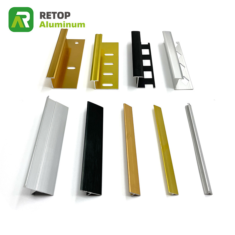 Border Outdoor Gold Wall Ceramic Mirror Floor Profile Transition Strip Edge T Shape Aluminum Tile Trim