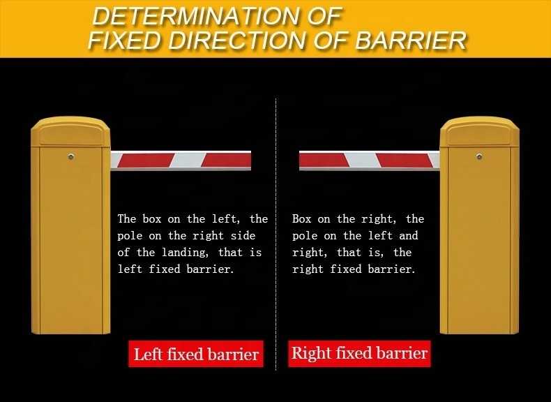 QiGong Boom Barrier Gate System High Speed Drop Arm Barrier Gate For Car Parking Management