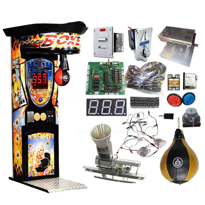 Coin Operated Automatic Electronic Ultimate Big Automat Arcade Machine Kit Game Price Automat Soccer Kick Boxing Punch Machines