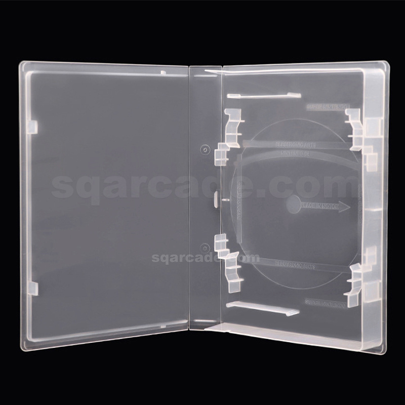 Plastic N64 SNES CD Case Replacement For Sga PS2/3/4 Xbox Game ASE Accessories Transparent Cube Cards Storage Game Box