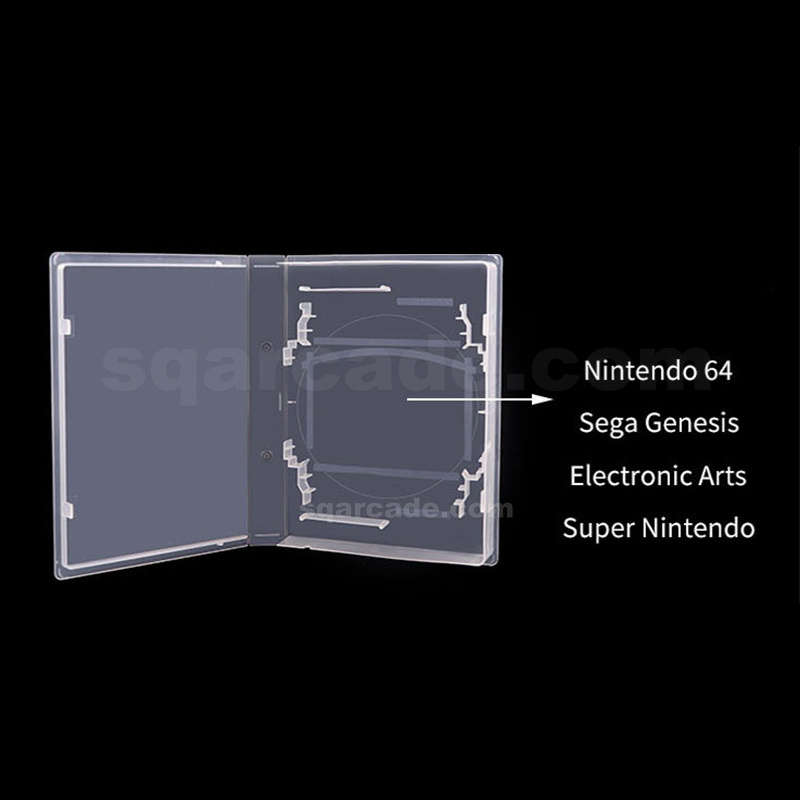 Transparent Box Game Card Cartridge N64 CD Case Protector Case For N64/SNES/Sga Genesis/MegaDrive Universal Shell Game Card Box