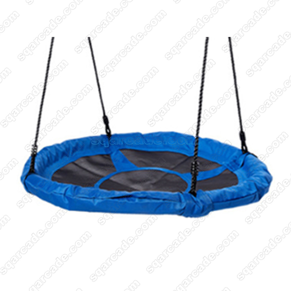 Outdoor 24 inch Small Children Tree Saucer Swing Platform Swing for Kid Round Flying Swing