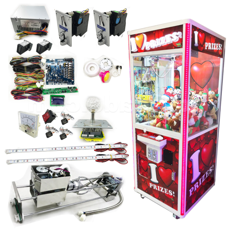 Cheap Australia Arcademini Plush Toys For Game Japanese  Key With Bill Acceptor 53/72cm Big Crane Claw Vending Claw Machines Kit