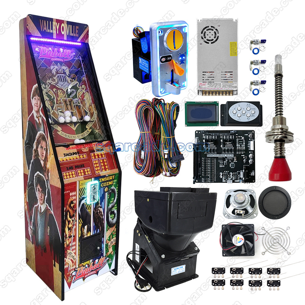 New Coin-operated Custom arcade Vertical Pinball Table Tennis pingpong Game Machine Kit For Sale